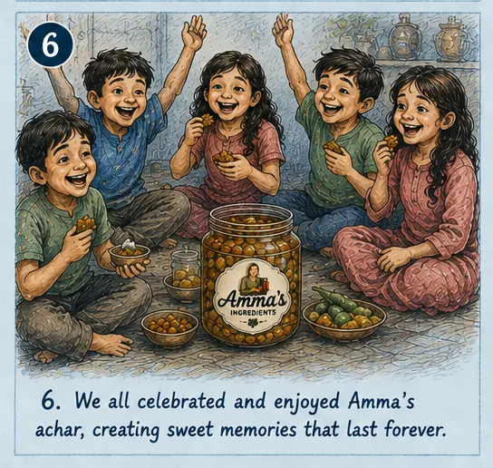 Family celebrating